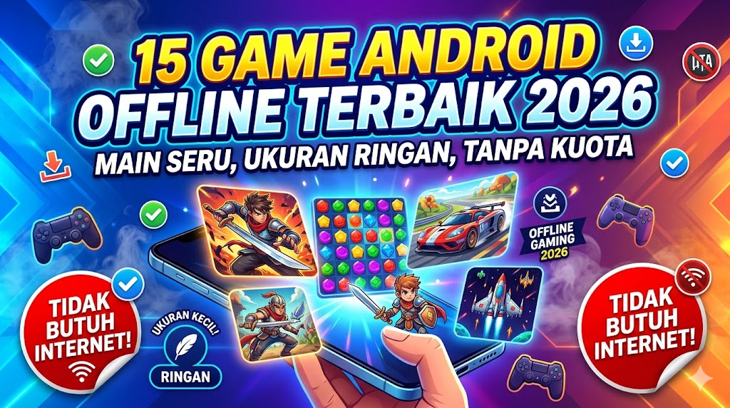 15 Game Android Offline Terbaik 2026 Main Seru Ukuran Ringan Tanpa Kuota