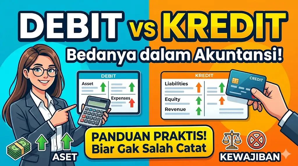 Bedanya Debit dan Kredit Card dalam Akuntansi, Panduan Praktis agar Tidak Salah Catat