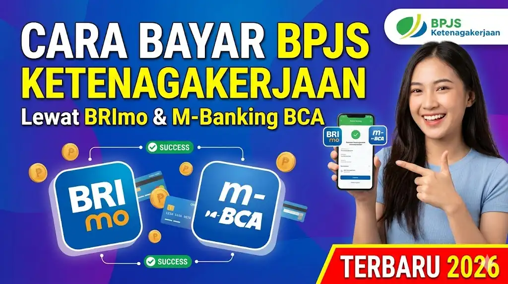 Cara Bayar BPJS Ketenagakerjaan Lewat BRImo dan M-Banking BCA Terbaru 2026