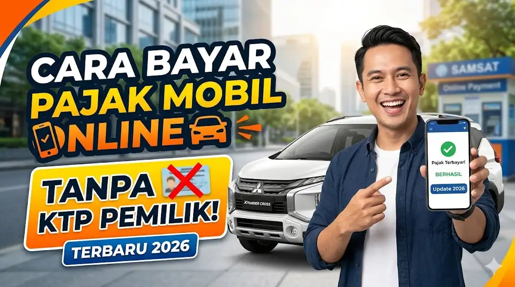 Cara Bayar Pajak Mobil Online Tanpa KTP Pemilik Update Terbaru 2026