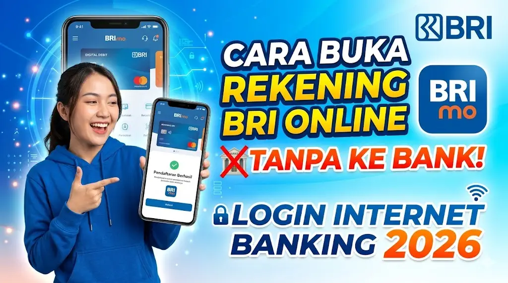 Cara Buka Rekening BRI Online Tanpa Ke Bank Login Internet Banking 2026