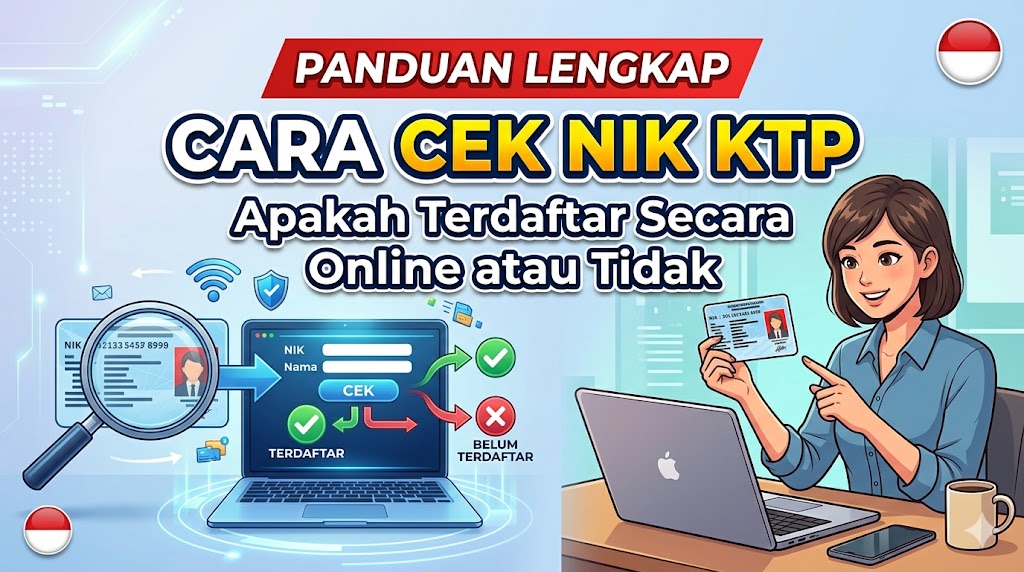 Cara Cek NIK KTP Apakah Terdaftar Secara Online atau Tidak