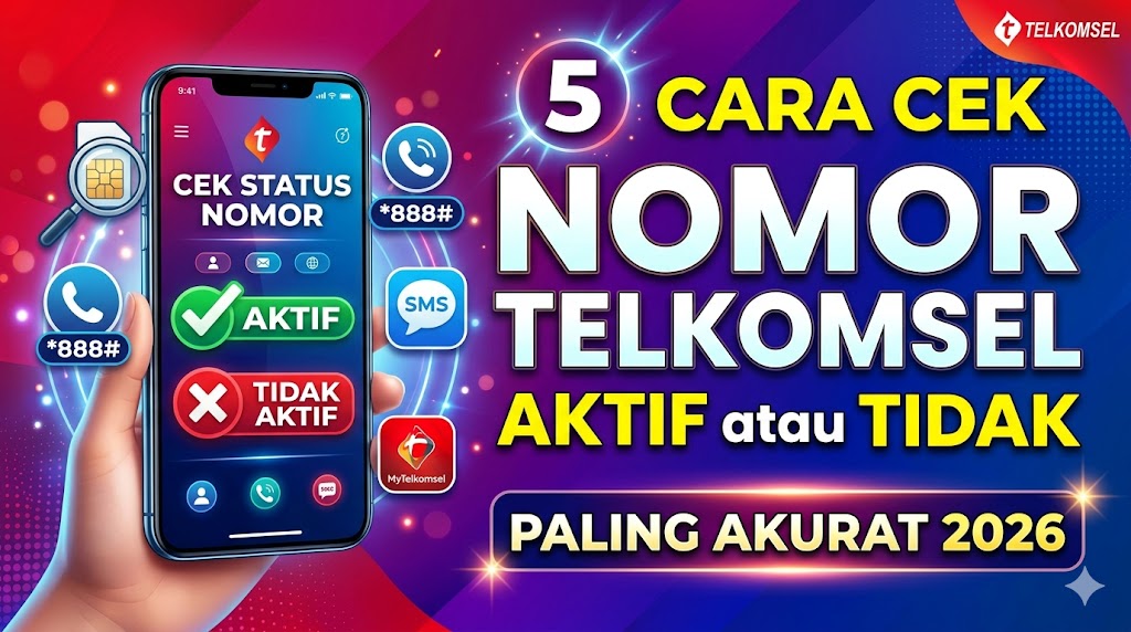 Cara Cek Nomor Telkomsel Aktif atau Tidak Paling Akurat 2026