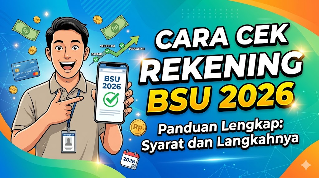 Cara Cek Rekening BSU 2026 Panduan Lengkap Syarat dan Langkahnya 