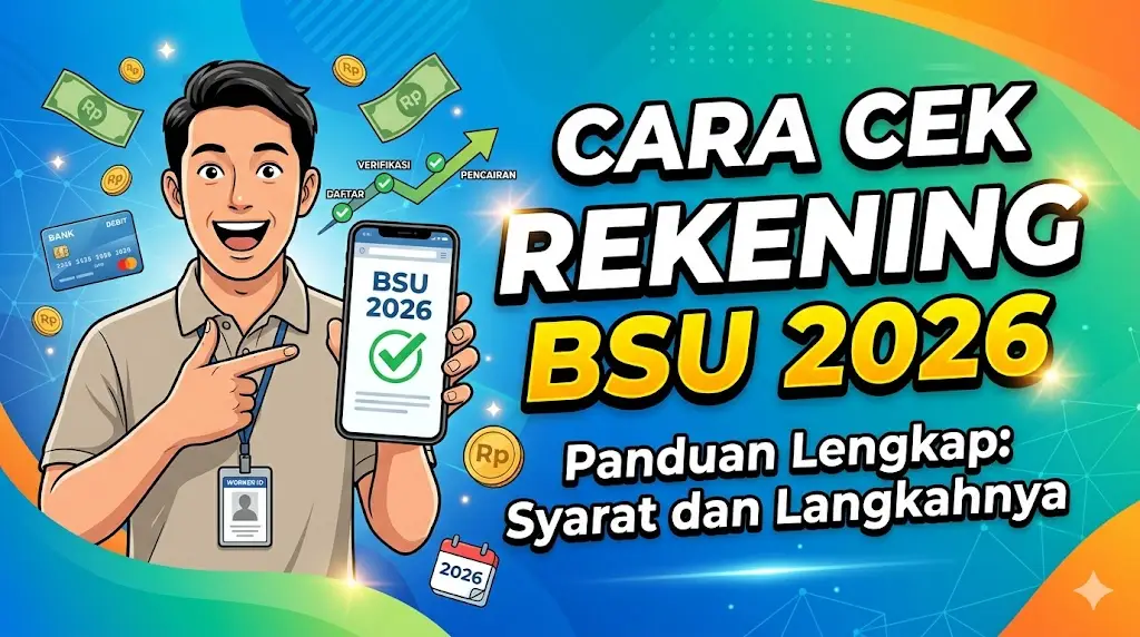 Cara Cek Rekening BSU 2026 Panduan Lengkap Syarat dan Langkahnya