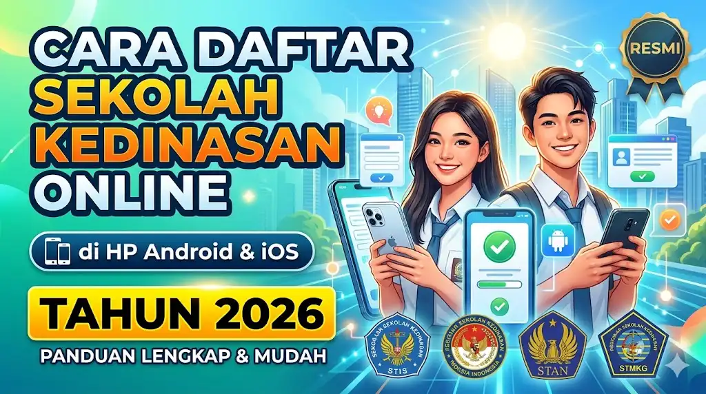 Cara Daftar Sekolah Kedinasan Online di HP Android dan iOS 2026
