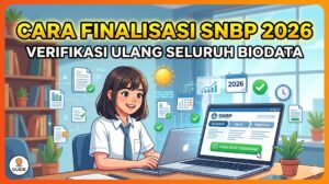 Cara Finalisasi SNBP 2026 Verifikasi Ulang Seluruh Biodata ukuran gambar