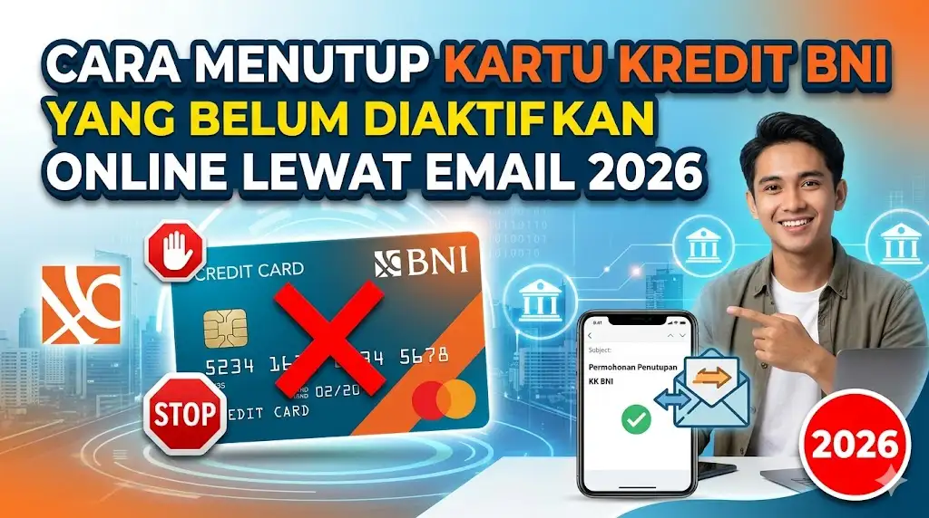 Cara Menutup Kartu Kredit BNI yang Belum Diaktifkan Secara Online Lewat Via Email 2026