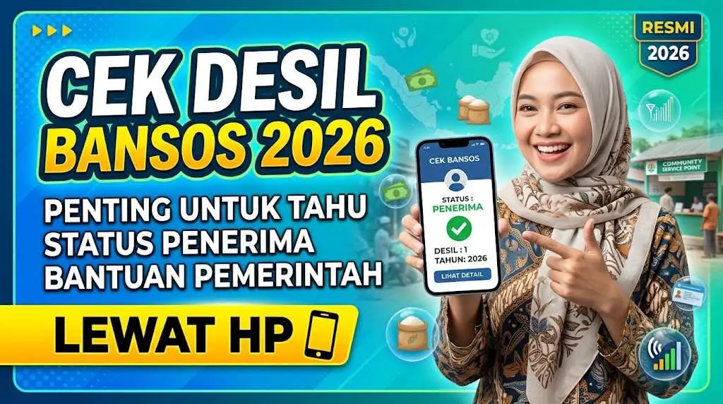 Cek Desil Bansos 2026 Penting Untuk Tahu Status Penerima Bantuan Pemerintah Lewat HP