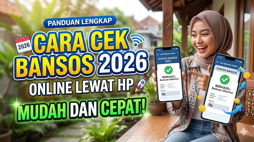 Panduan Lengkap Cara Cek Bansos 2026 Online Lewat HP Mudah dan Cepat