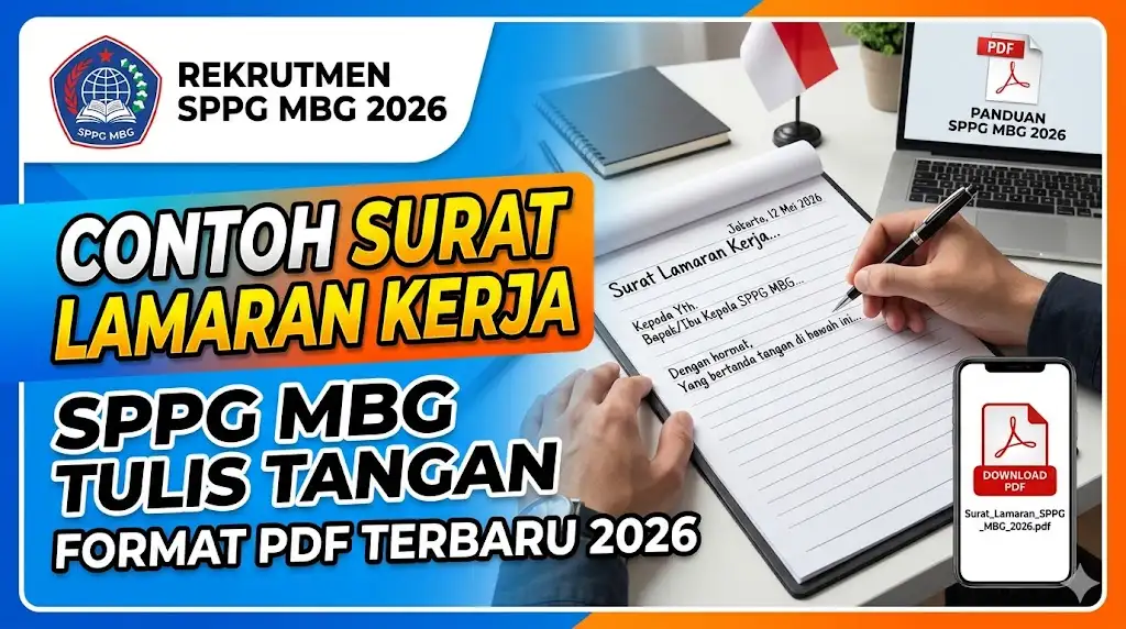 Surat Lamaran Kerja SPPG MBG