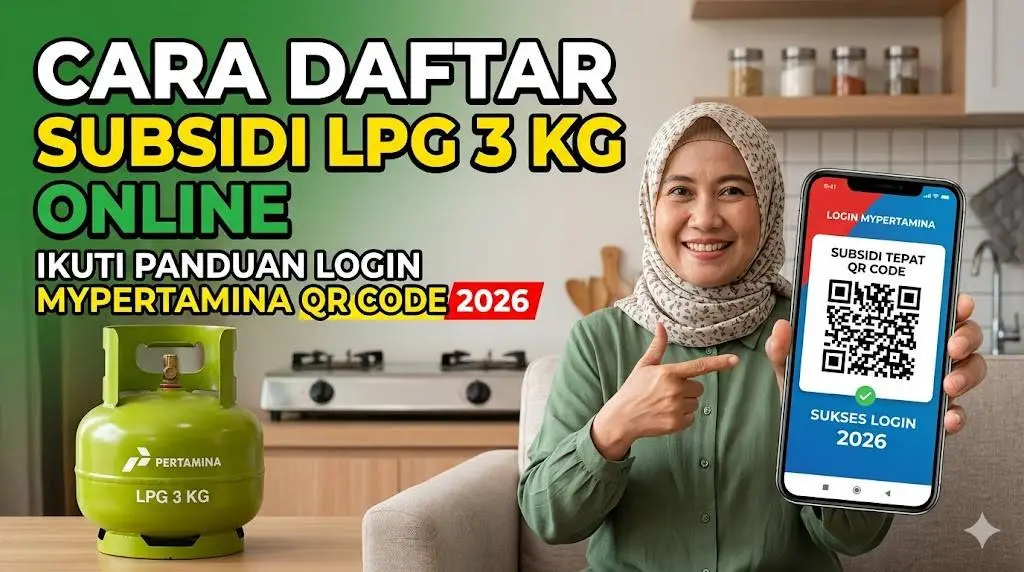 Cara Daftar Subsidi LPG 3 Kg Online, Ikuti Panduan Login MyPertamina QR Code 2026