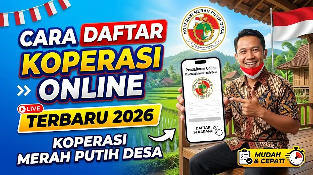 Cara Daftar Koperasi Merah Putih Desa Secara Online Terbaru 2026
