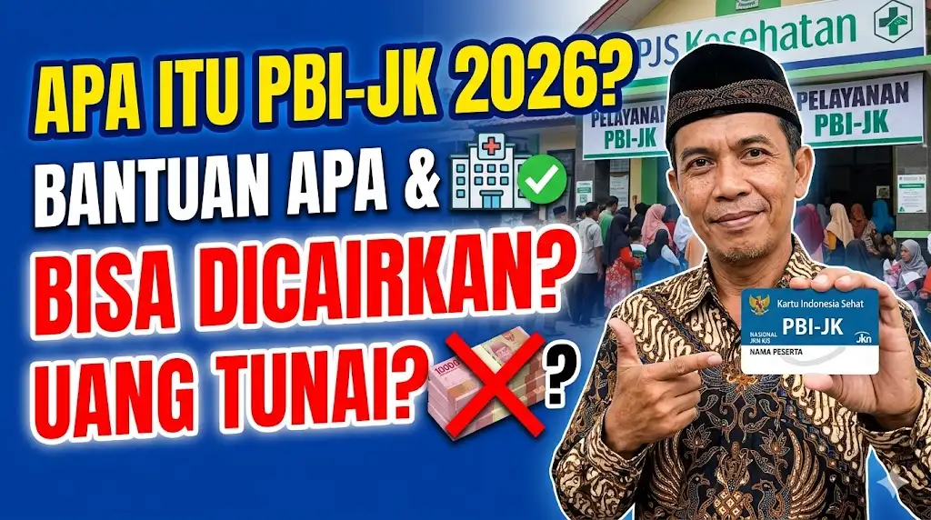 Apa Itu PBI-JK dalam Bansos 2026, Bantuan Apa dan Apakah Bisa Dicairkan
