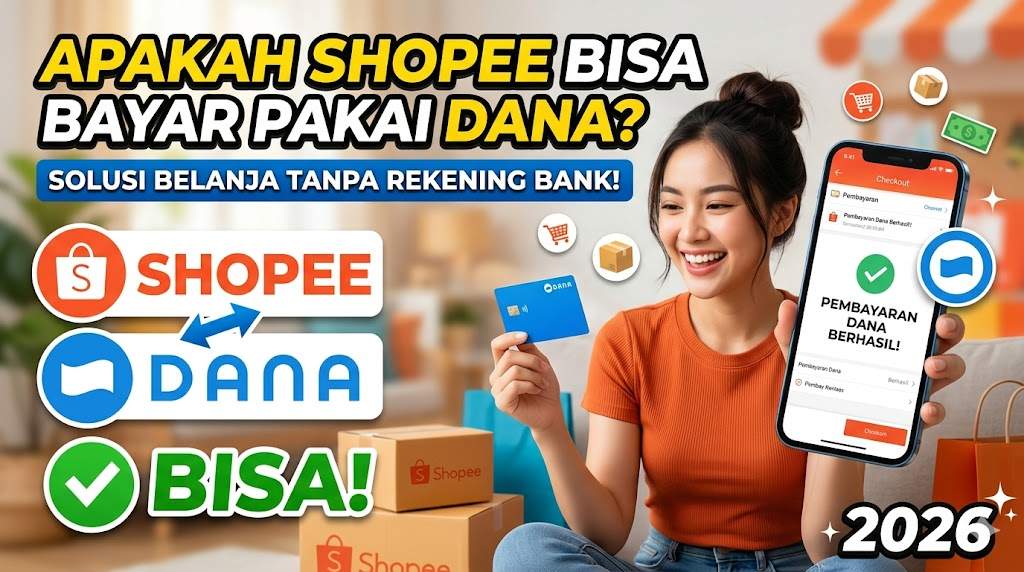 Apakah Shopee Bisa Bayar Pakai Dana 2026, Solusi Belanja Online Tanpa Rekening Bank