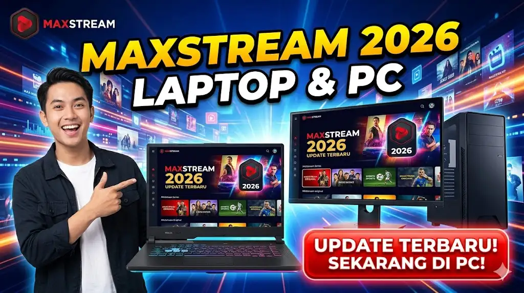 Aplikasi MAXstream 2026 untuk Laptop dan PC Update Terbaru