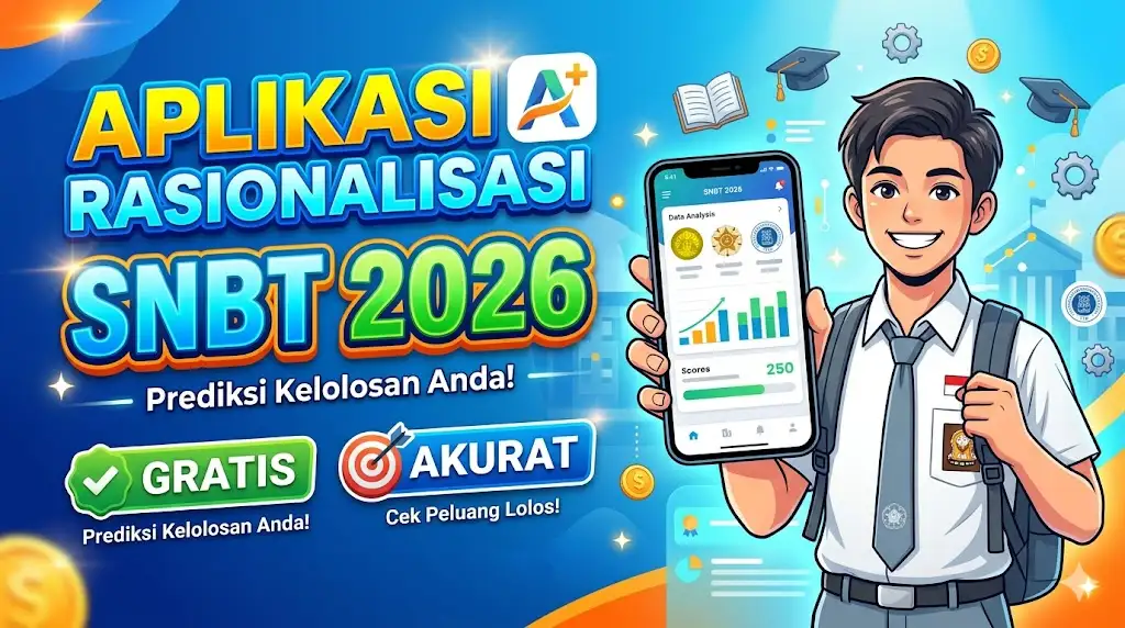 Aplikasi Rasionalisasi SNBT 2026 Aplus Gratis dan Akurat untuk Lolos PTN Impian