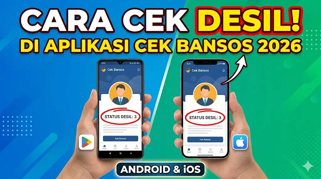 Bagaimana Cara Cek Desil di Aplikasi Cek Bansos 2026 di HP Android dan iOS