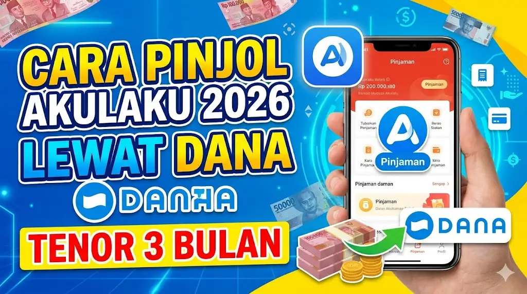 Bagaimana Cara Pinjol di Akulaku 2026 Lewat DANA Tenor 3 Bulan