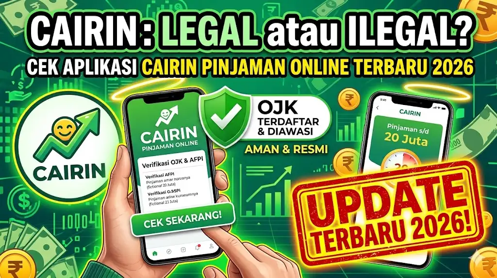 Cairin Legal atau Ilegal, Cek Aplikasi Cairin Pinjaman Online Terbaru 2026