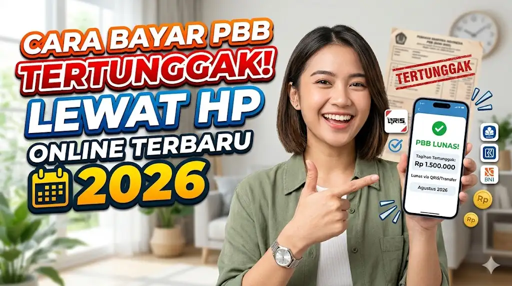 Cara Bayar PBB yang Tertunggak Online Lewat HP Terbaru 2026
