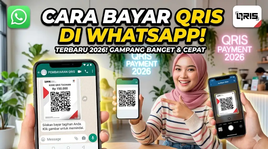 Cara Bayar QRIS yang Dikirim Lewat WA (WhatsApp) Terbaru 2026