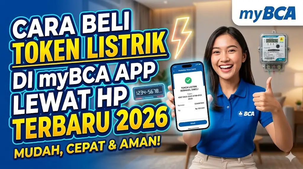 Cara Beli Token Listrik di myBCA App Lewat HP Terbaru 2026