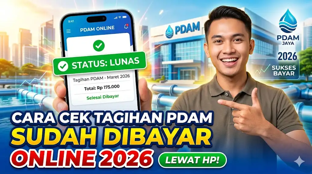 Cara Cek Tagihan PDAM yang Sudah Dibayar Online 2026 Lewat HP