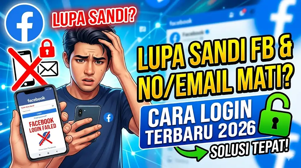 Cara Login Facebook yang Lupa Kata Sandi dan Nomor Telepon atau Email Sudah Tidak Aktif Lagi Terbaru 2026