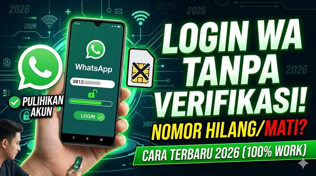 Cara Login WhatsApp dengan Nomor yang Sudah Hilang Tanpa Verifikasi Terbaru 2026