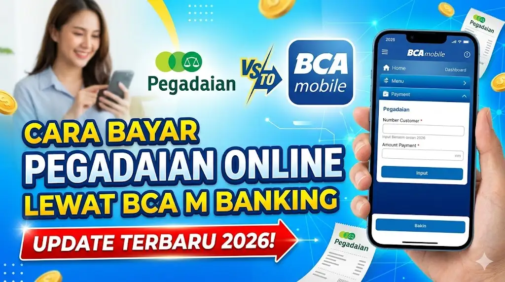 Cara Membayar Pegadaian Online Lewat BCA M Banking Terbaru 2026