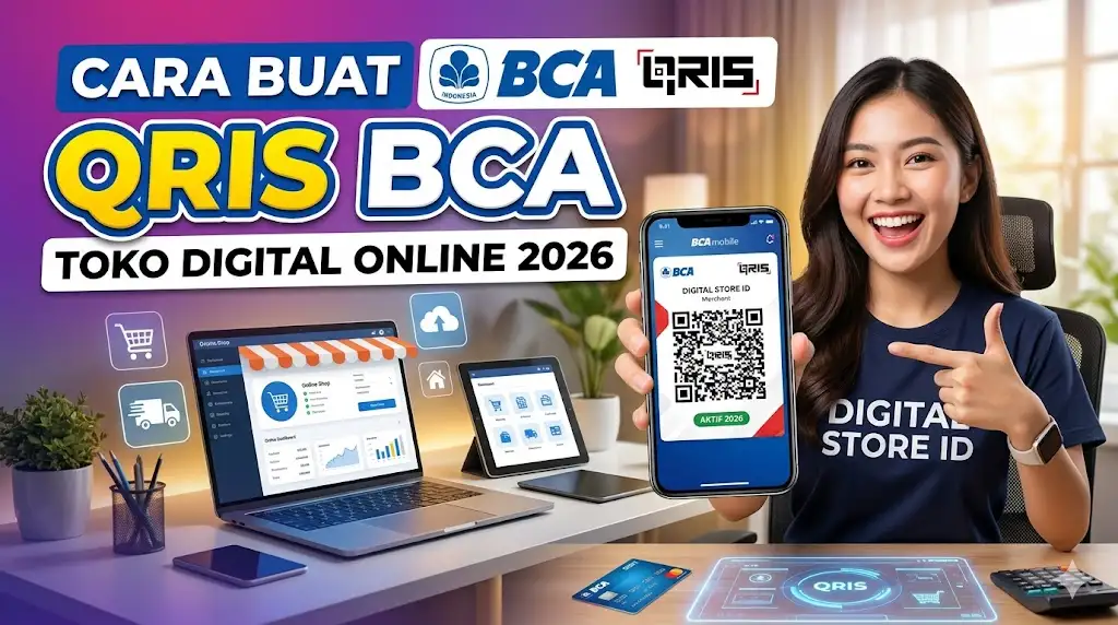 Cara Membuat QRIS BCA untuk Usaha Toko Digital Secara Online 2026