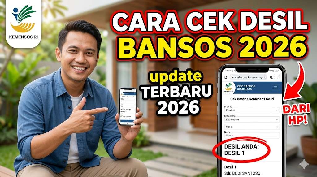 Cara Mengecek Desil Lewat HP Cek Bansos Kemensos Go Id Update Terbaru 2026