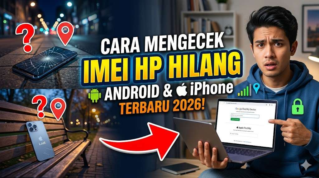Cara Mengecek IMEI HP yang Hilang Android dan iPhone Terbaru 2026