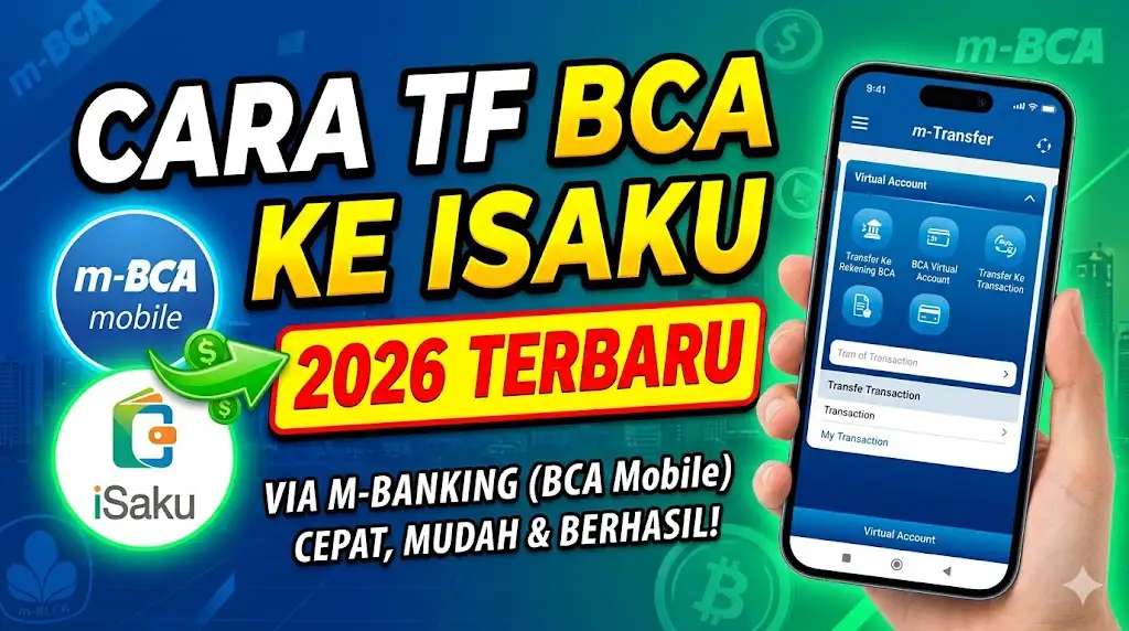 Cara tf bca ke isaku 2026 via M-Banking (BCA Mobile) Update Terbaru