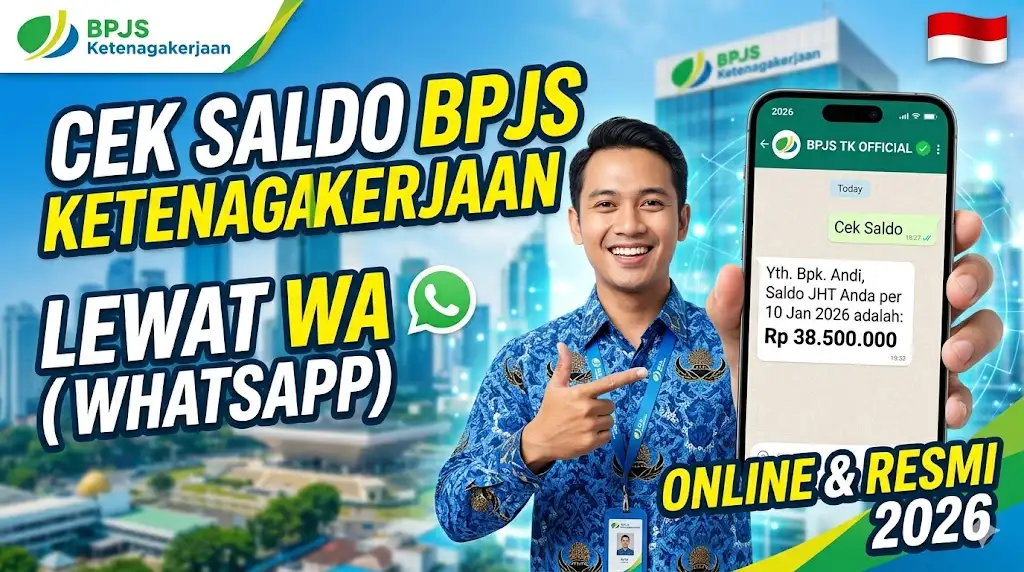 Cek Saldo BPJS Ketenagakerjaan Lewat WA (WhatsApp) Online 2026