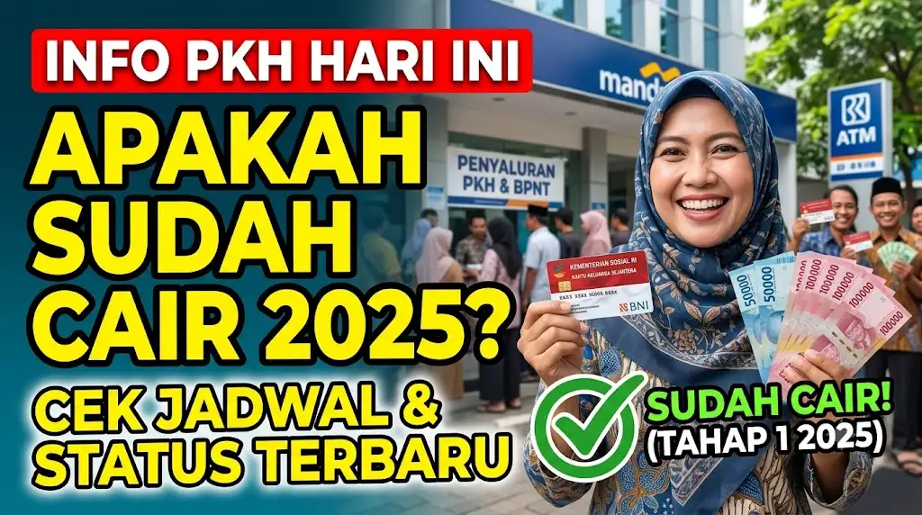 Info PKH Hari Ini Apakah Sudah Cair 2025, Cek Jadwal & Status Terbaru