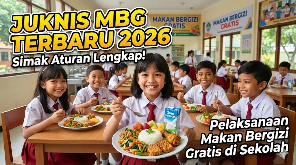 Juknis MBG Terbaru 2026 Simak Aturan Lengkap Pelaksanaan Makan Bergizi Gratis di Sekolah