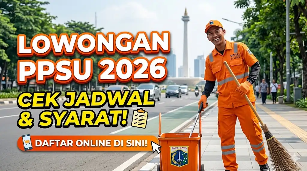 Kapan Lowongan PPSU Dibuka 2026, Cek Jadwal dan Syarat Daftar PPSU Lewat Online
