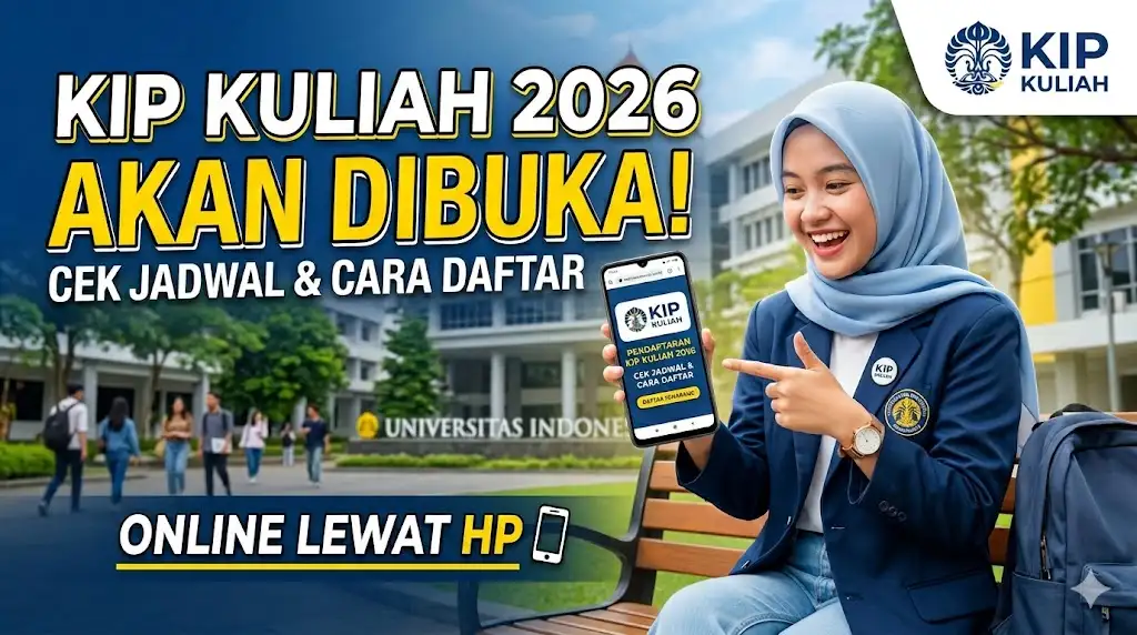 Kartu Indonesia Pintar Kuliah 2026 Akan Dibuka, Cek Jadwal dan Cara Daftar Online Lewat HP
