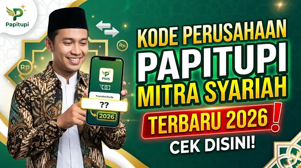 Kode Perusahaan Papitupi Mitra Syariah 2026 Lengkap Cara Login Lewat HP Android dan iOS