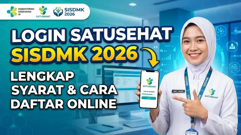 Login SatuSehat SISDMK 2026, Lengkap Syarat dan Cara Daftar Lewat Online