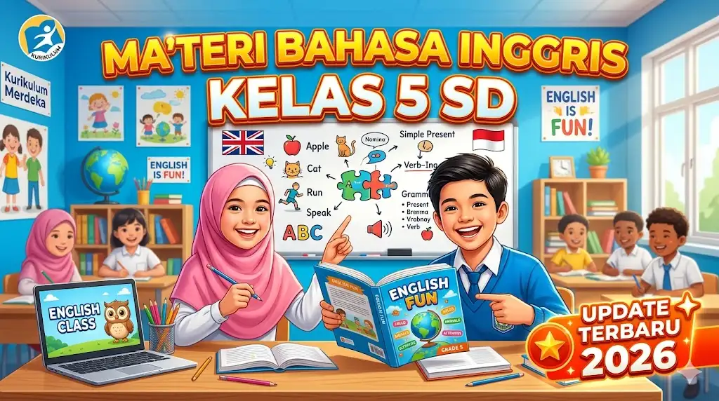 Materi Bahasa Inggris Kelas 5 SD Kurikulum Merdeka Update Terbaru 2026