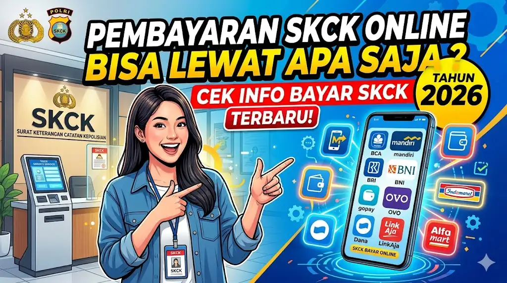 Pembayaran SKCK Online Bisa Lewat Apa Saja, Cek Info Bayar SKCK 2026
