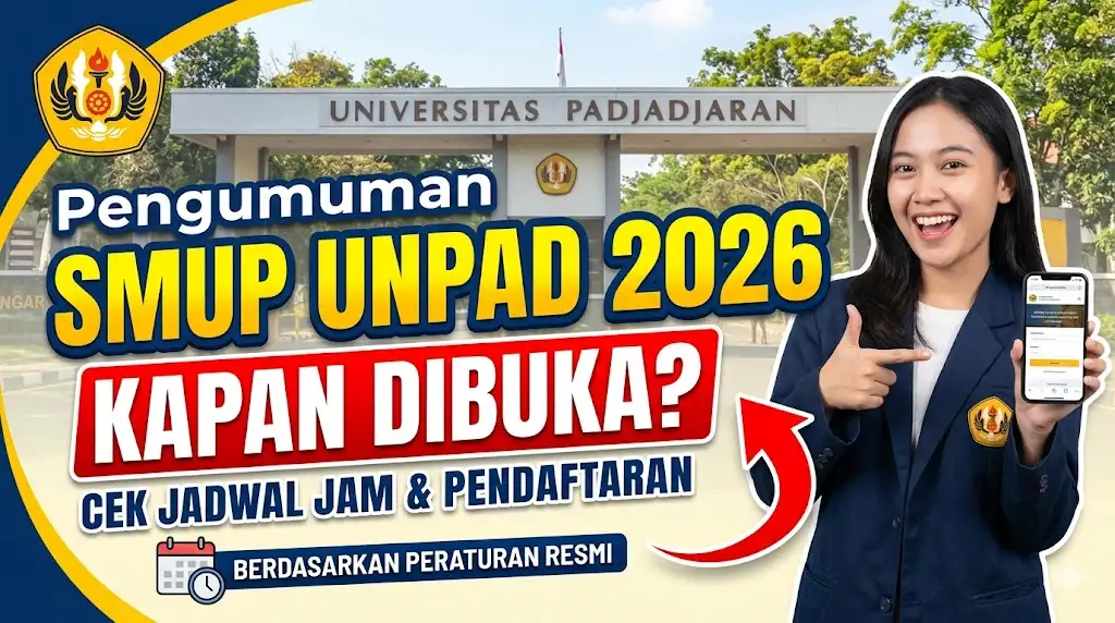 Pengumuman SMUP Unpad 2026 Kapan Dibuka, Cek Jadwal Jam dan Pendaftaran Berdasarkan Peraturan