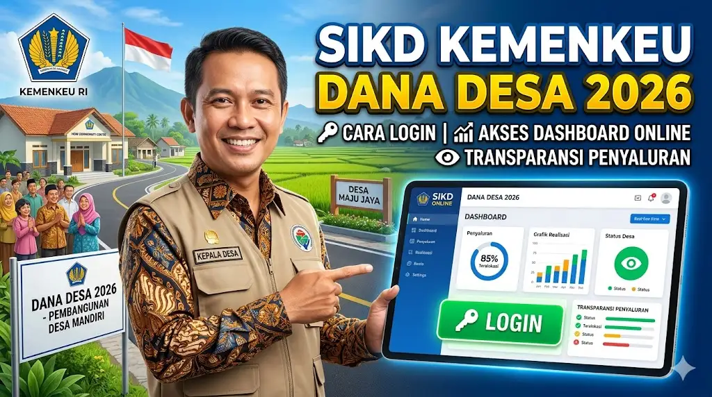 SIKD Kemenkeu Dana Desa 2026, Cara Login, Akses Dashboard Online, dan Transparansi Penyaluran
