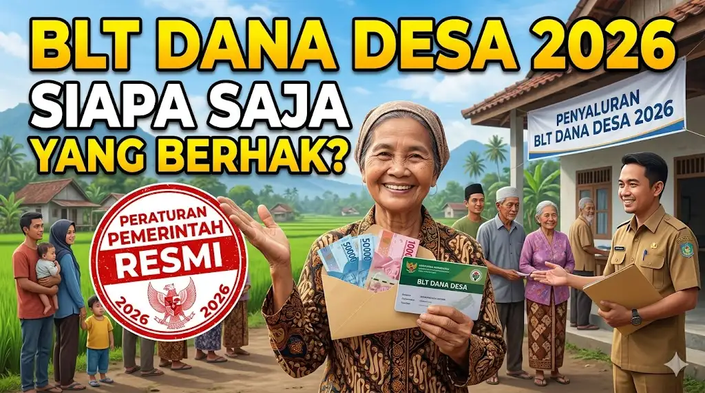 Siapa Saja yang Berhak Menerima BLT Dana Desa 2026 Berdasarkan Peraturan Pemerintah