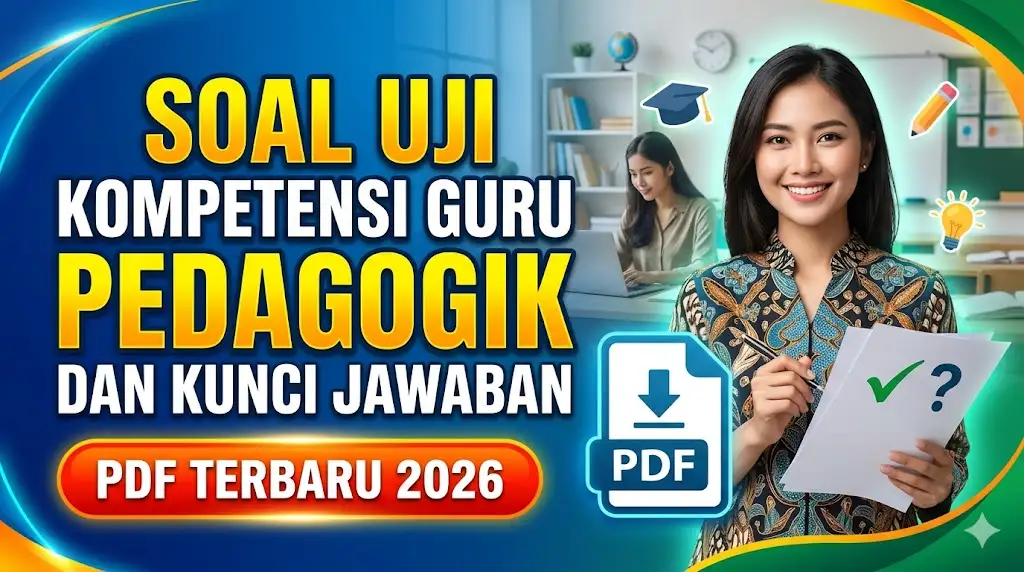Soal Uji Kompetensi Guru Pedagogik dan Kunci Jawaban PDF Terbaru 2026