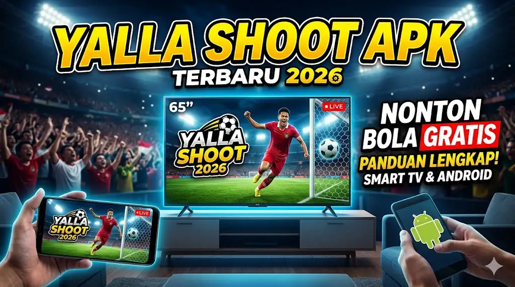 Yalla Shoot Apk 2026, Panduan Nonton Bola di Smart TV & Android (Bahasa Indonesia)