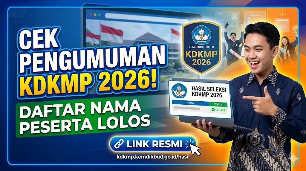 Cek Pengumuman KDKMP 2026, Link Resmi Daftar Nama Peserta Lolos